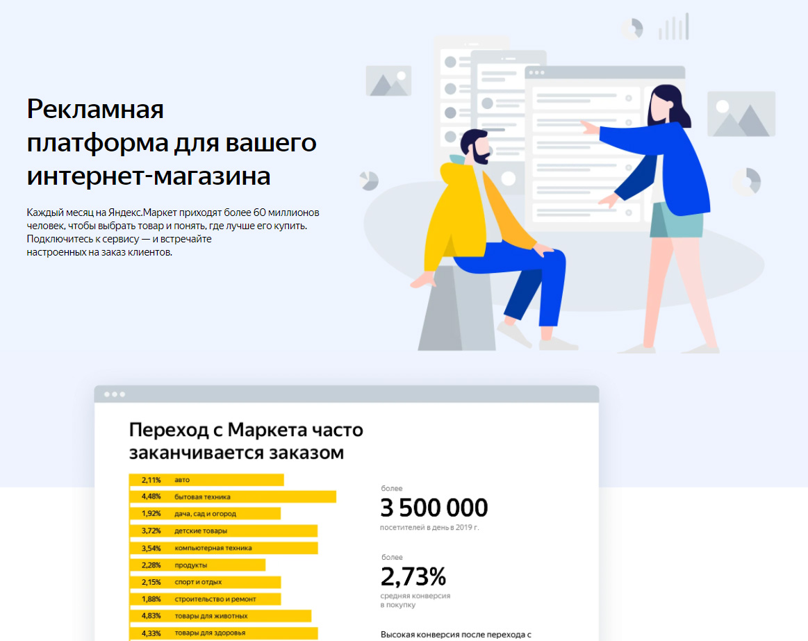 Пример маркетплейса — Яндекс.Маркет